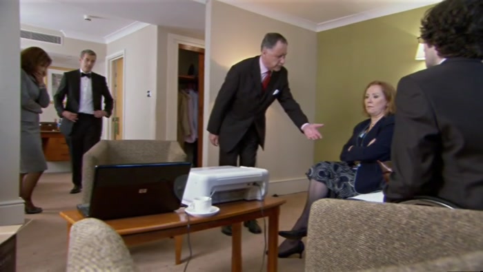 RIGHT, WOULD YOU LIKE TO COME WITH ME? UH, THERE'S BEEN A CHANGE OF PLAN. 