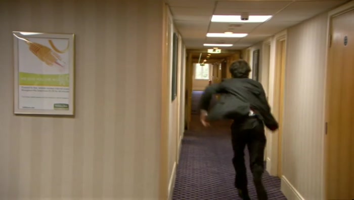 MALCOLM: ARE YOU ACTUALLY IN THE HOTEL, OR ARE YOU STAYING... 