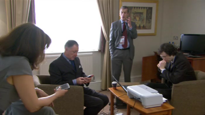- RIGHT, WELL, OKAY, HOW ABOUT... - (MOBILE RINGING) 