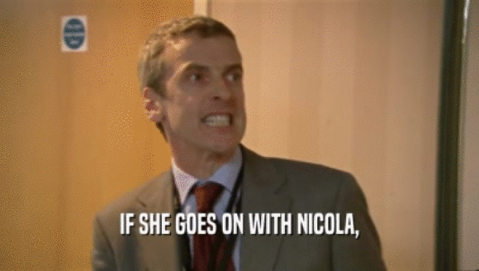 IF SHE GOES ON WITH NICOLA,  