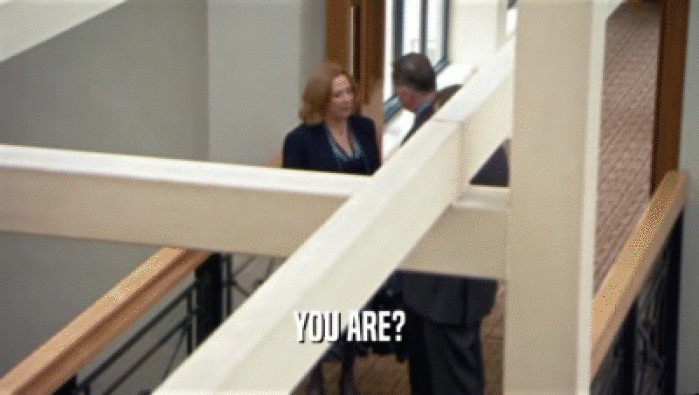 YOU ARE?  