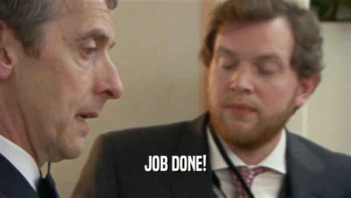 JOB DONE!  