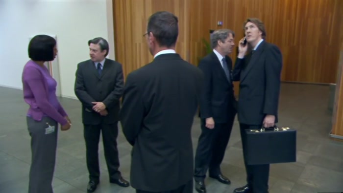 WHO'S THAT BLOKE STARING AT US?  