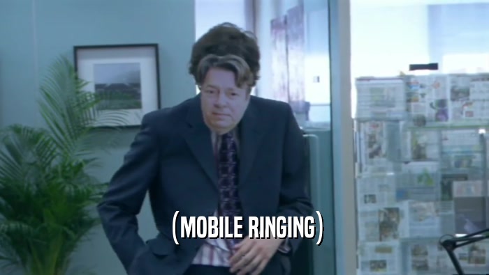 (MOBILE RINGING)  