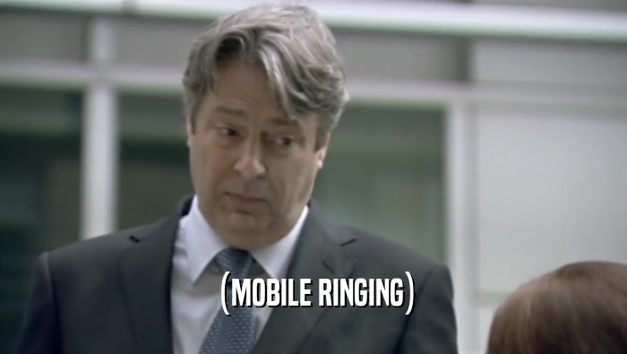 (MOBILE RINGING)  