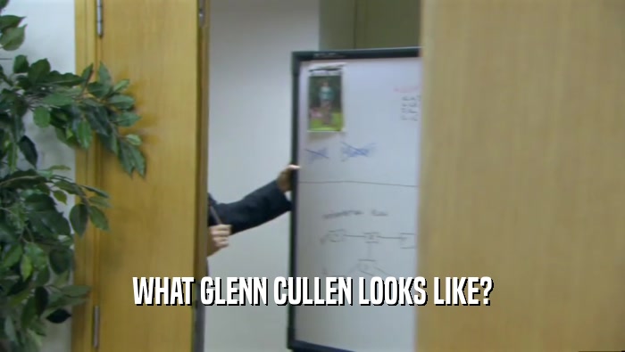 WHAT GLENN CULLEN LOOKS LIKE?  