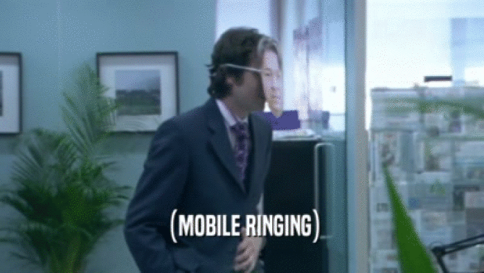 (MOBILE RINGING)  