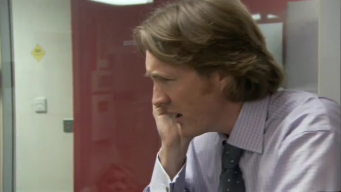 - THE MEN ARE TALKING. - IS EMMA THERE? 
