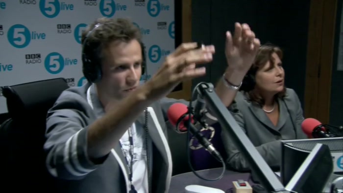 WE'RE IN A STUDIO, THERE'S ANOTHER ROOM NEXT DOOR... 