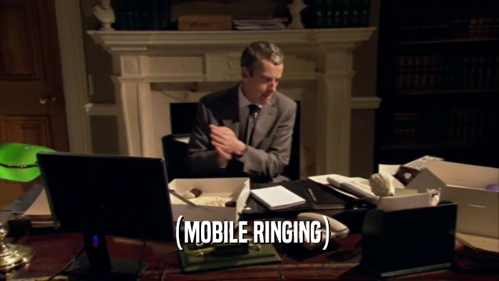 (MOBILE RINGING)  