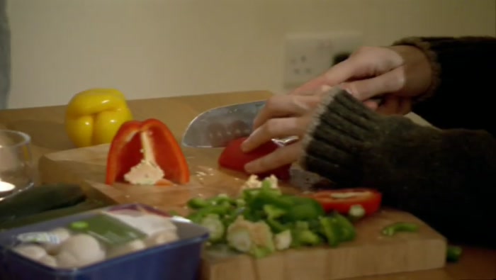 YOU SHOULDN'T BE USING PHIL'S COURGETTES, YOU KNOW. HE COUNTS THEM. 