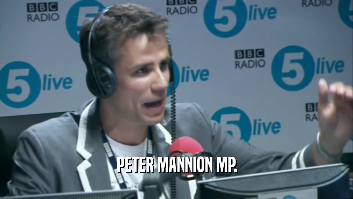 PETER MANNION MP.
  