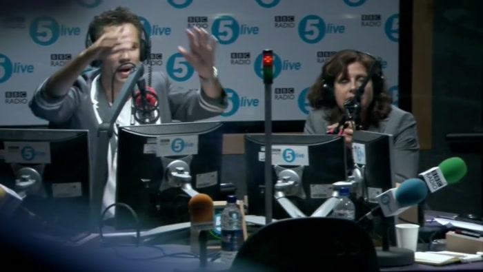 CAN I JUST SAY TO THE LISTENERS AT HOME, I HAVE NO IDEA WHAT'S GOING ON NOW. 