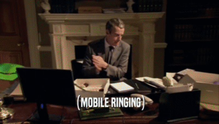 (MOBILE RINGING)  