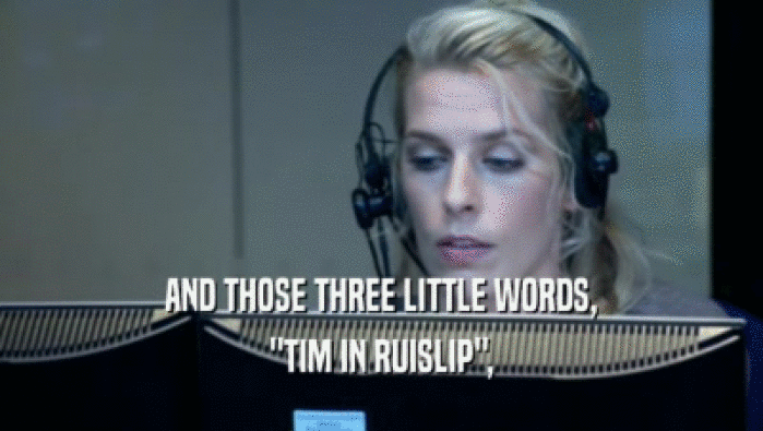 AND THOSE THREE LITTLE WORDS, 
