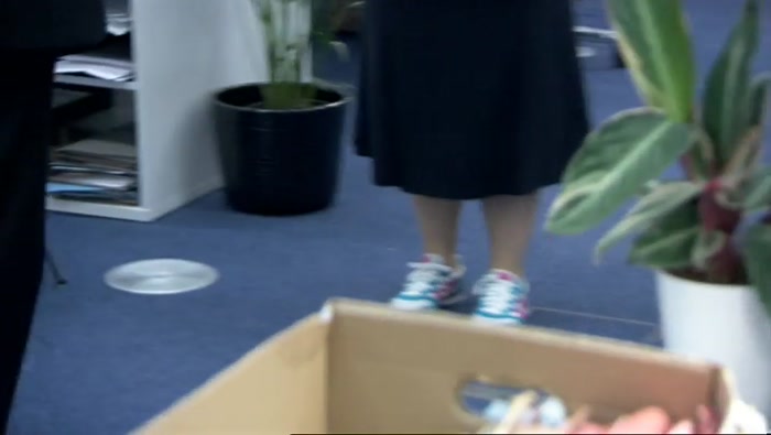 (CHUCKLES) IF SIGNAL TOOTHPASTE MADE TRAINERS, THAT'S WHAT THEY'D LOOK LIKE. 