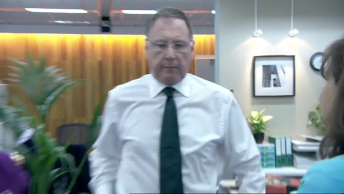 GLENN'S NOT STANDING, DON'T BE SILLY.  