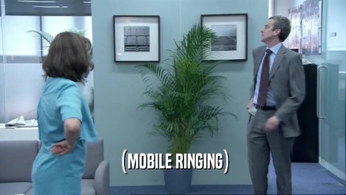 (MOBILE RINGING)  