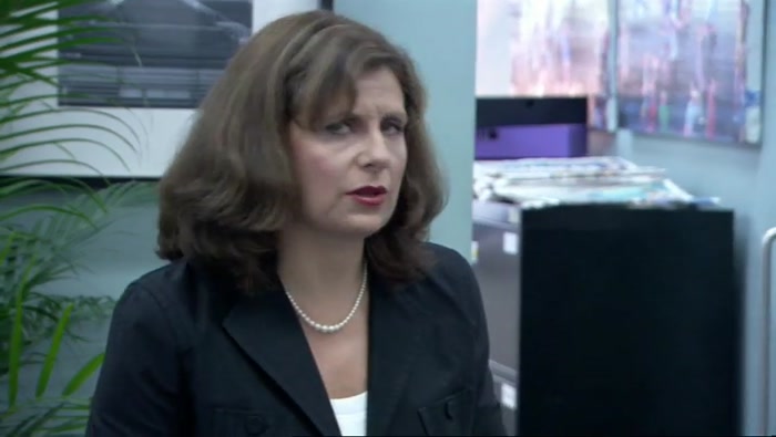 I TOLD YOU YOU'D OVERDONE IT WITH THE MAKEUP. 