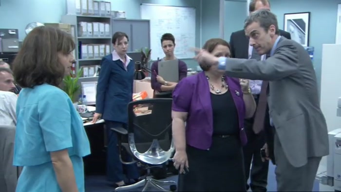 TERRI, GET THE MINISTER'S CAR. DOWNSTAIRS. RIGHT NOW. 