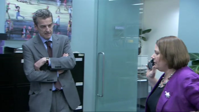 - (PHONE RINGING) - SORRY, MALCOLM. CAN I? SORRY. 