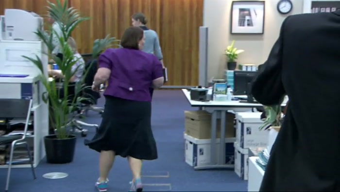 ARE YOU WEARING TRAINERS? (CHUCKLES) YOU ARE WEARING TRAINERS. 