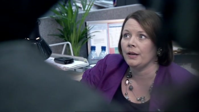 SO YOU DON'T WANT TO GIVE THE IMPRESSION THAT YOU'D LIKE TO SEE A FEMALE LEADER. 