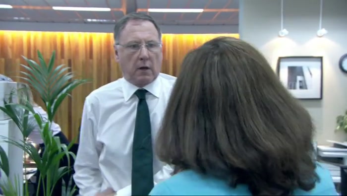 GLENN'S NOT STANDING, DON'T BE SILLY.  