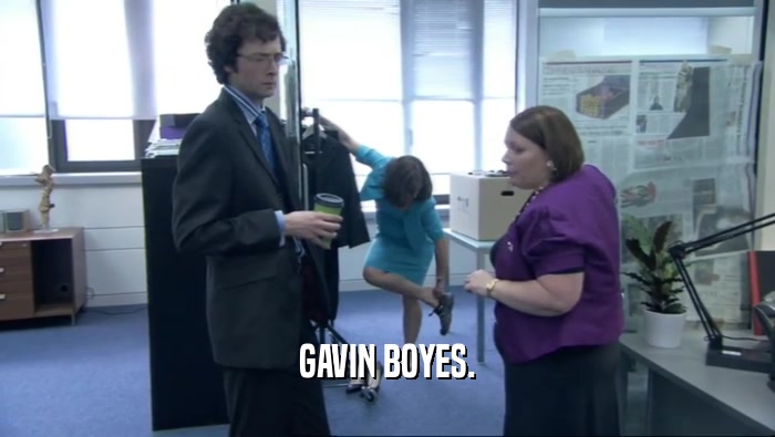 GAVIN BOYES.  