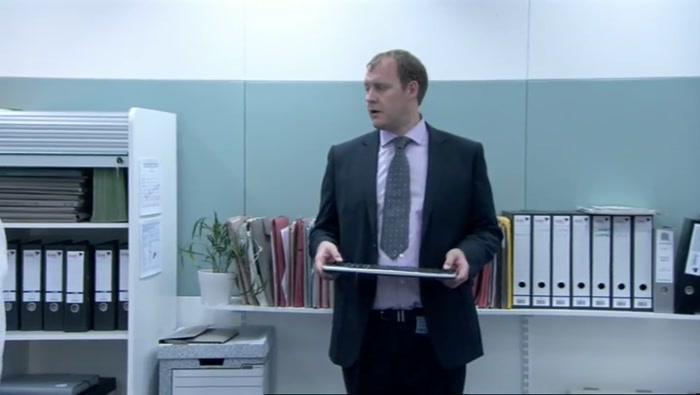 - (MOBILE PHONE RINGING) - SHIT! 
