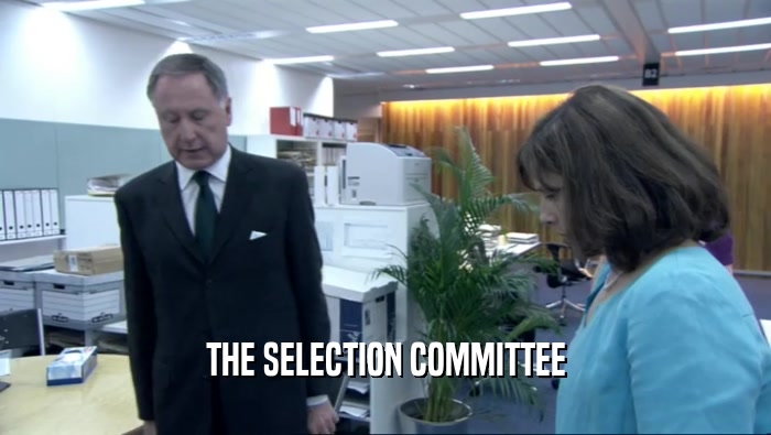 THE SELECTION COMMITTEE  