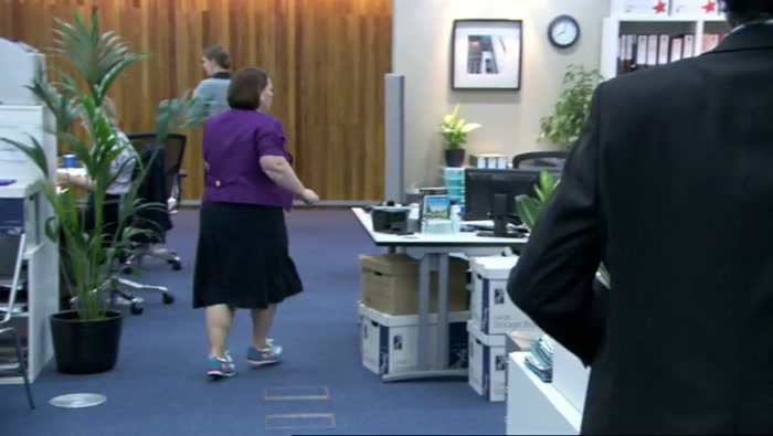 ARE YOU WEARING TRAINERS? (CHUCKLES) YOU ARE WEARING TRAINERS. 