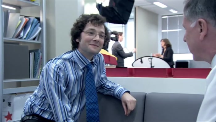 DON'T YOU WORRY ABOUT ME, OLLY. I'VE GOT CONTACTS. 