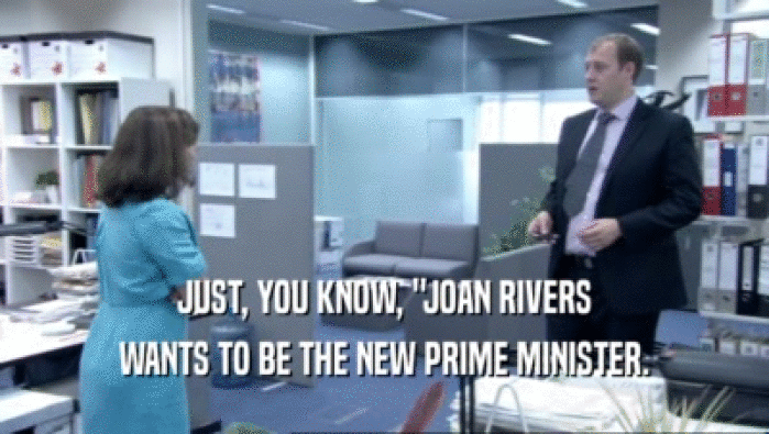 JUST, YOU KNOW, 