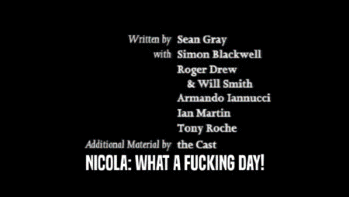 NICOLA: WHAT A FUCKING DAY!  