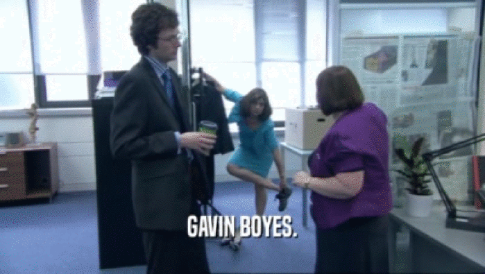 GAVIN BOYES.
  