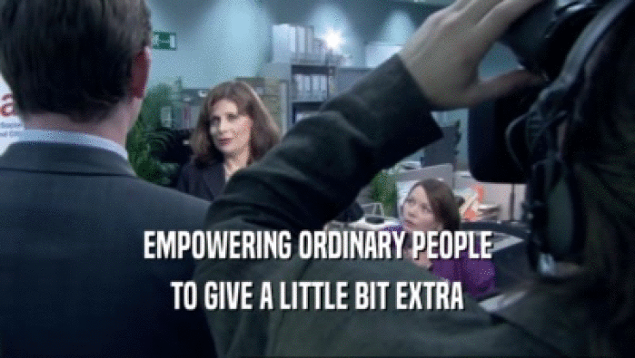 EMPOWERING ORDINARY PEOPLE TO GIVE A LITTLE BIT EXTRA 