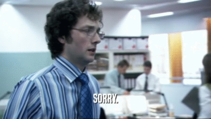 SORRY.  