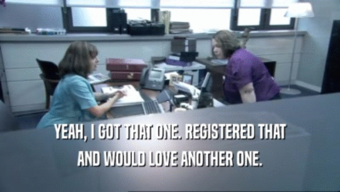 YEAH, I GOT THAT ONE. REGISTERED THAT AND WOULD LOVE ANOTHER ONE. 