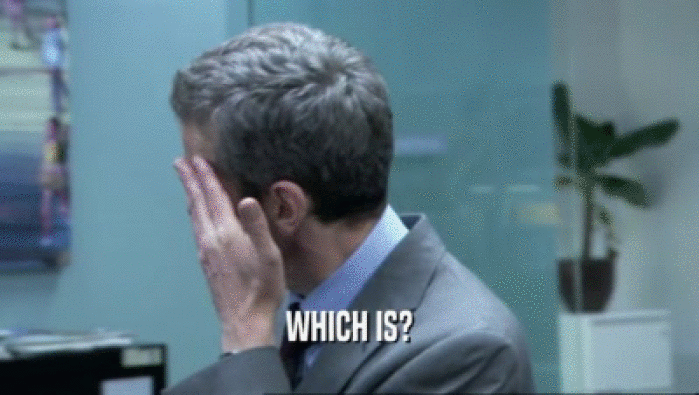 WHICH IS?  