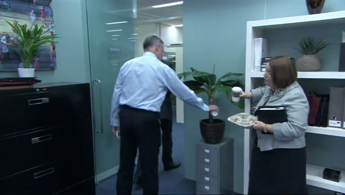 - MALCOLM NEVER BROUGHT US COFFEE. - BLOODY LUNCHTIME. 
