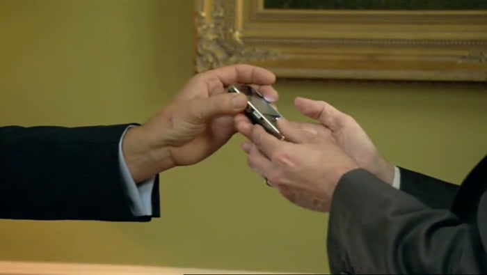 ACTUALLY, I'M GOING TO NEED THAT. THAT'S AN OFFICIAL BLACKBERRY. 