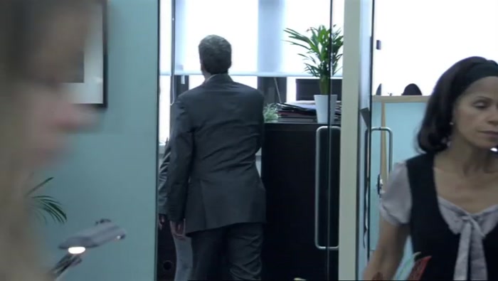 IGNORE HIM. JUST COME WITH ME. COME INTO MY OFFICE. 