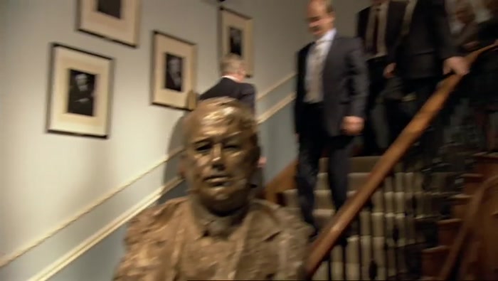 RETROSPECTIVELY, AT YOUR MASSIVE SHINY HEAD... 