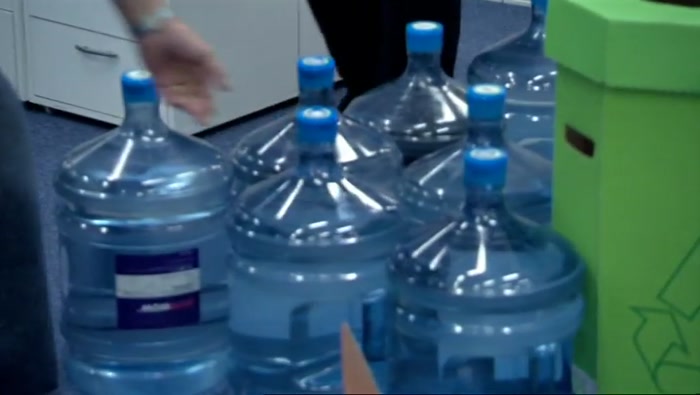 (CHUCKLING) DON'T KNOW WHY WE'VE ORDERED SO MUCH WATER. 