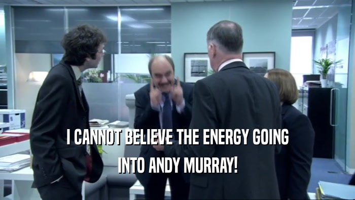 I CANNOT BELIEVE THE ENERGY GOING INTO ANDY MURRAY! 