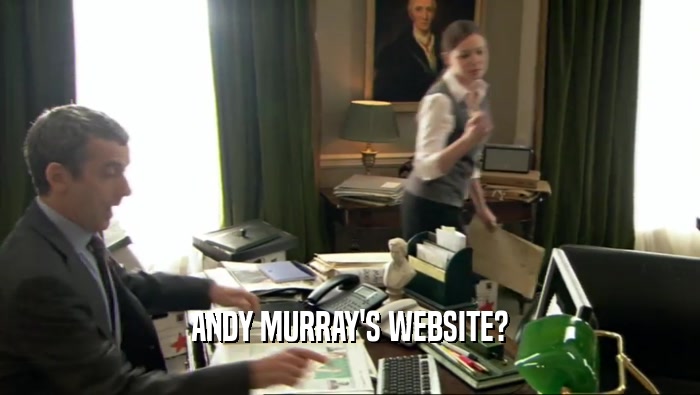 ANDY MURRAY'S WEBSITE?
  
