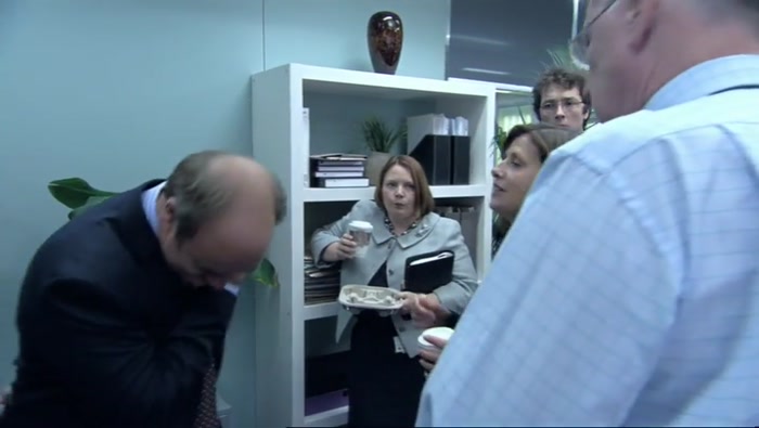 YES, I DON'T GIVE A FUCK ABOUT FRAN'S LEAVING LUNCH. 