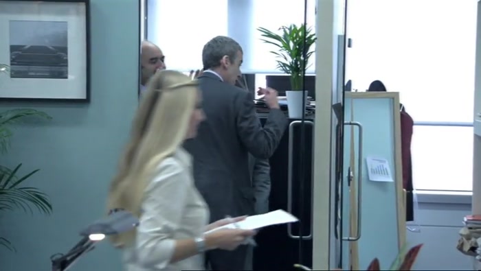IGNORE HIM. JUST COME WITH ME. COME INTO MY OFFICE. 