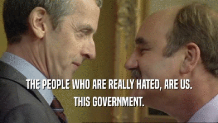 THE PEOPLE WHO ARE REALLY HATED, ARE US. THIS GOVERNMENT. 